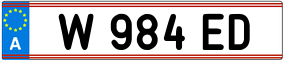 Truck License Plate